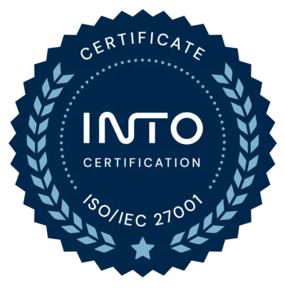 Into Certification — ISO/IEC 27001 certified